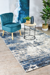 Lagos 651 White Blue Rug