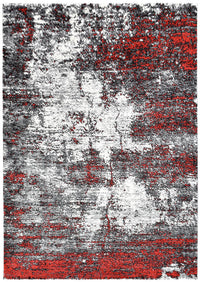 Lagos 651 White Red Rug