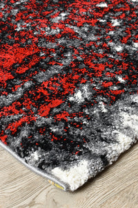 Lagos 651 White Red Rug