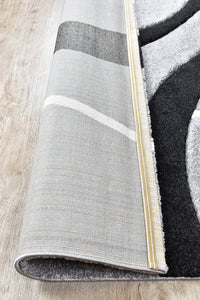 Lagos 798 Light Grey Black Rug