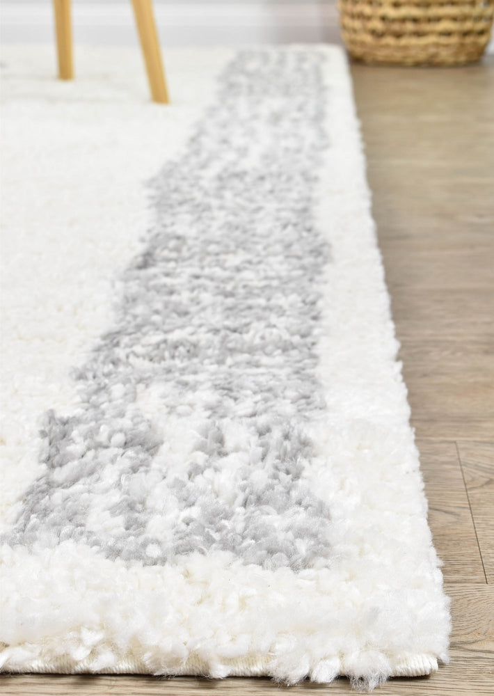 Oslo Shaggy Rug 0B461A Grey