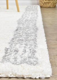 Oslo Shaggy Rug 0B461A Grey