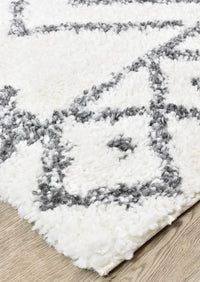 Oslo Shaggy Rug 0B496A Dark Grey