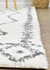 Oslo Shaggy Rug 0B496A Dark Grey