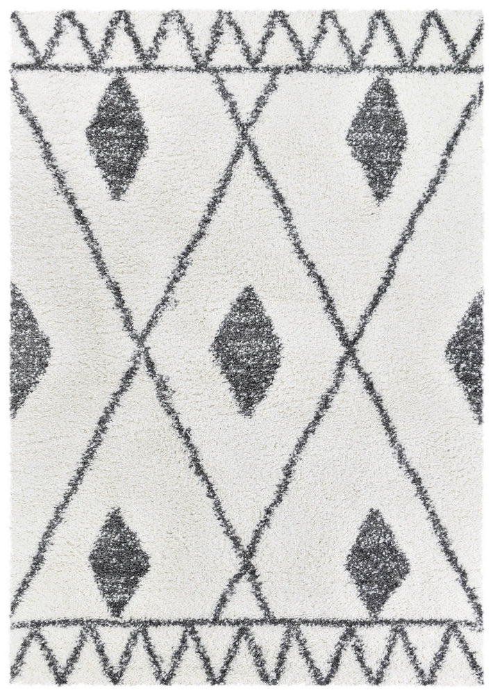 Oslo Shaggy Rug 0B586A Dark Grey