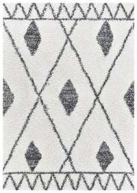 Oslo Shaggy Rug 0B586A Dark Grey