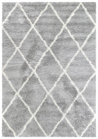 Oslo Shaggy Rug 1562A Grey