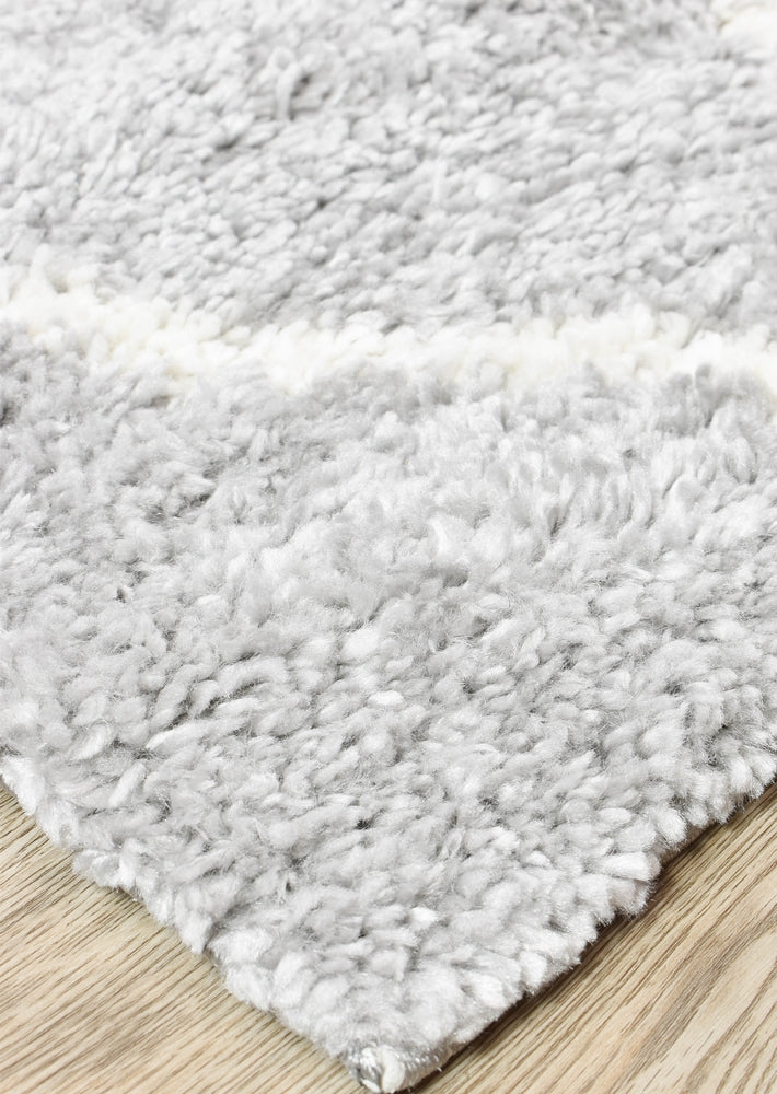 Oslo Shaggy Rug 1562A Grey