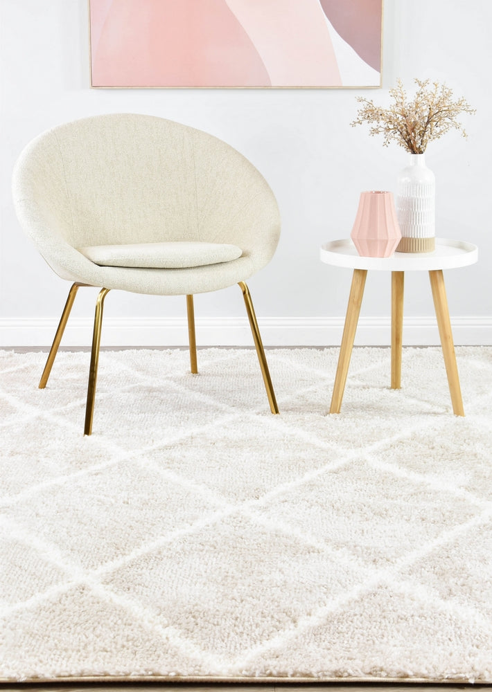 Oslo Shaggy Rug 1562A Cream Beige