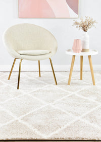 Oslo Shaggy Rug 1562A Cream Beige