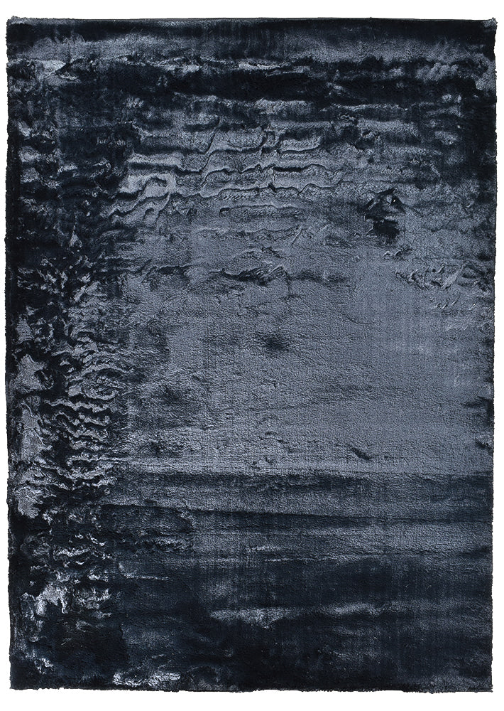 Angorra Shaggy Black Rug