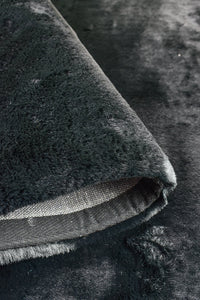 Angorra Shaggy Black Rug