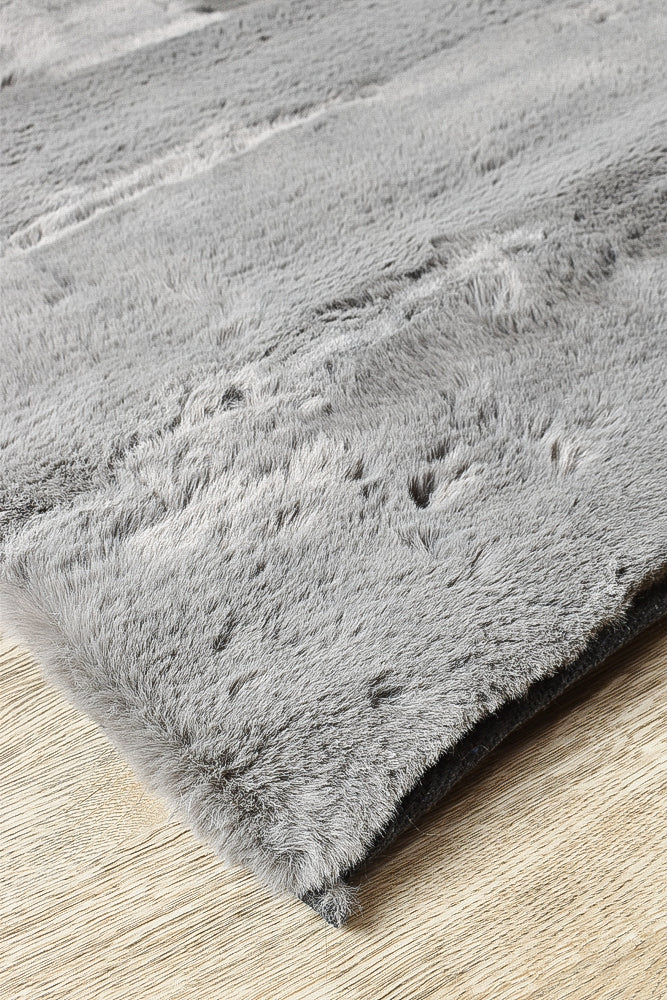 Angorra Shaggy Grey Rug