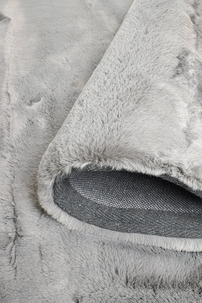 Angorra Shaggy Grey Rug