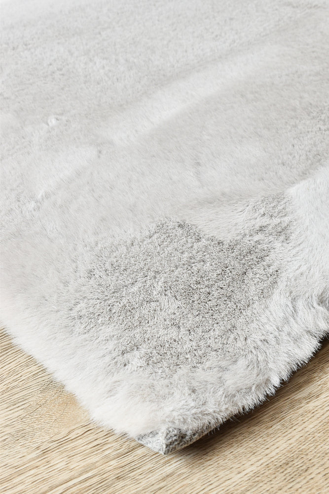 Angorra Shaggy Light Grey Rug