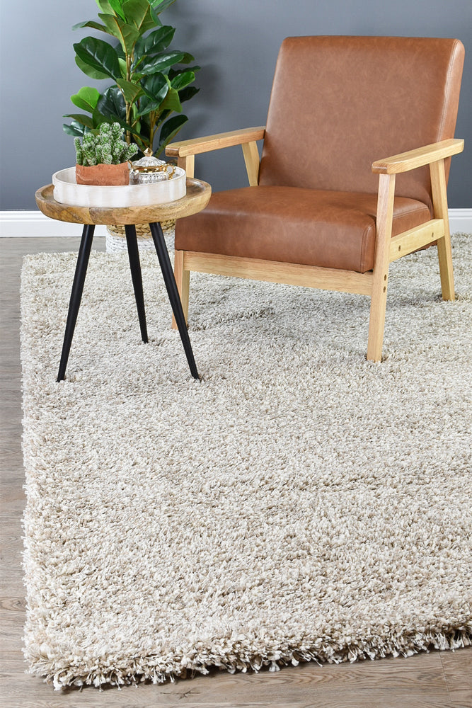 Monaco Shaggy Rug Beige