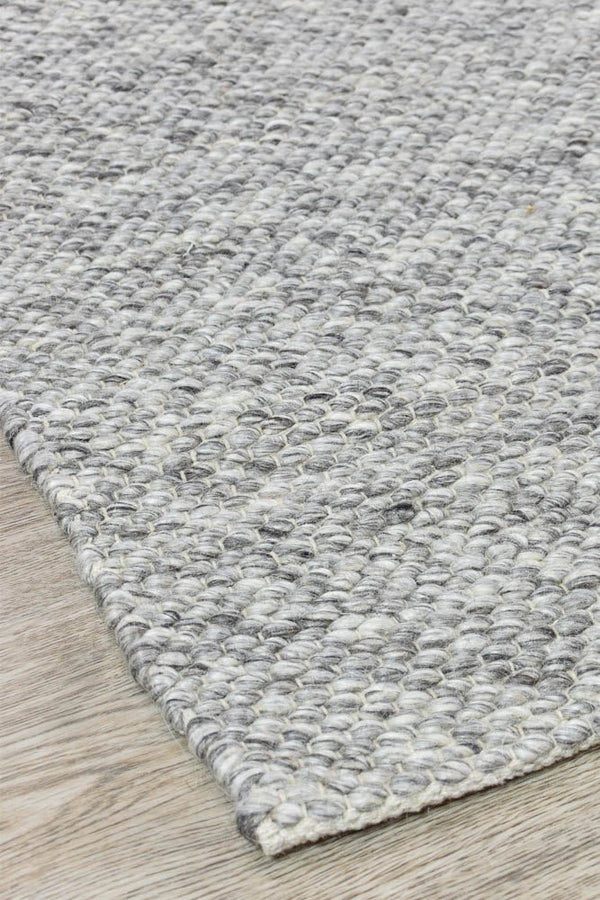 Roma Silver Wool Rug